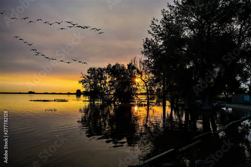 Barr Lake sunset