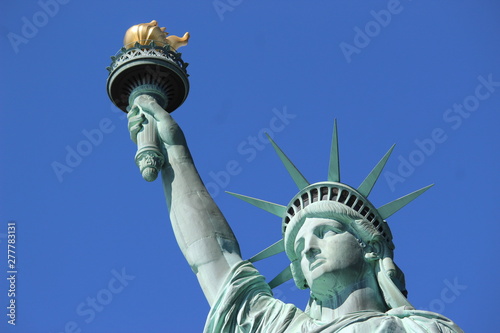 An amazing view of the  statue of Liberty