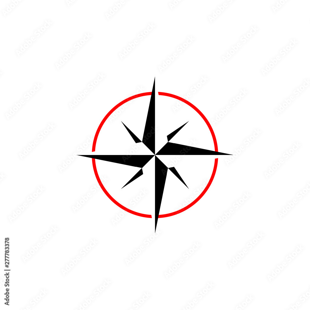 compass design icon template vector illustration - vector compass design icon template vector illustration - vector