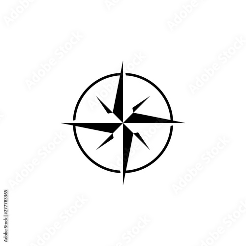 compass design icon template vector illustration - vector