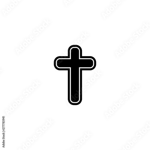cross religion icon design vector illustration - vector