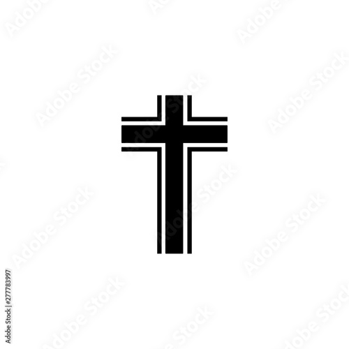 cross religion icon design vector illustration - vector