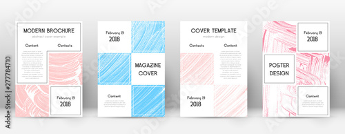 Cover page design template. Business brochure layo