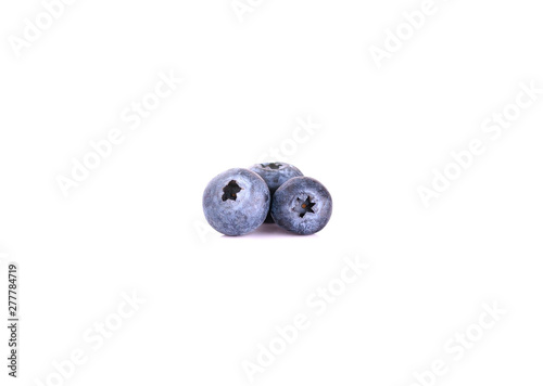 Blueberry Fresh berries isolated on white background