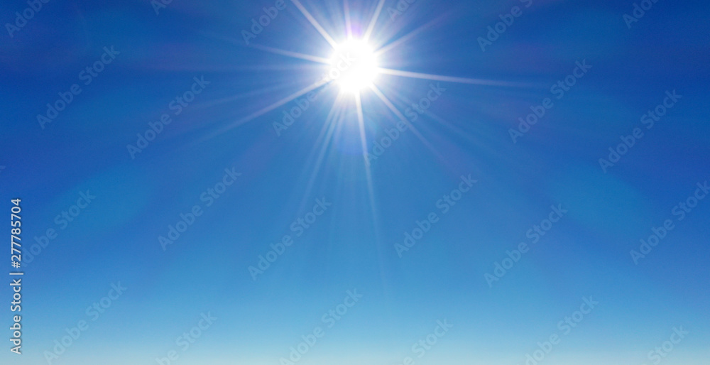 Blue sky with white clouds. Sky background Blue sky with white clouds. Sky background
