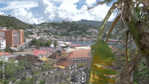 View over the Carenage (the old harbour), St. George's, Grenada, Windward Islands, West Indies, Caribbean, Central America photo