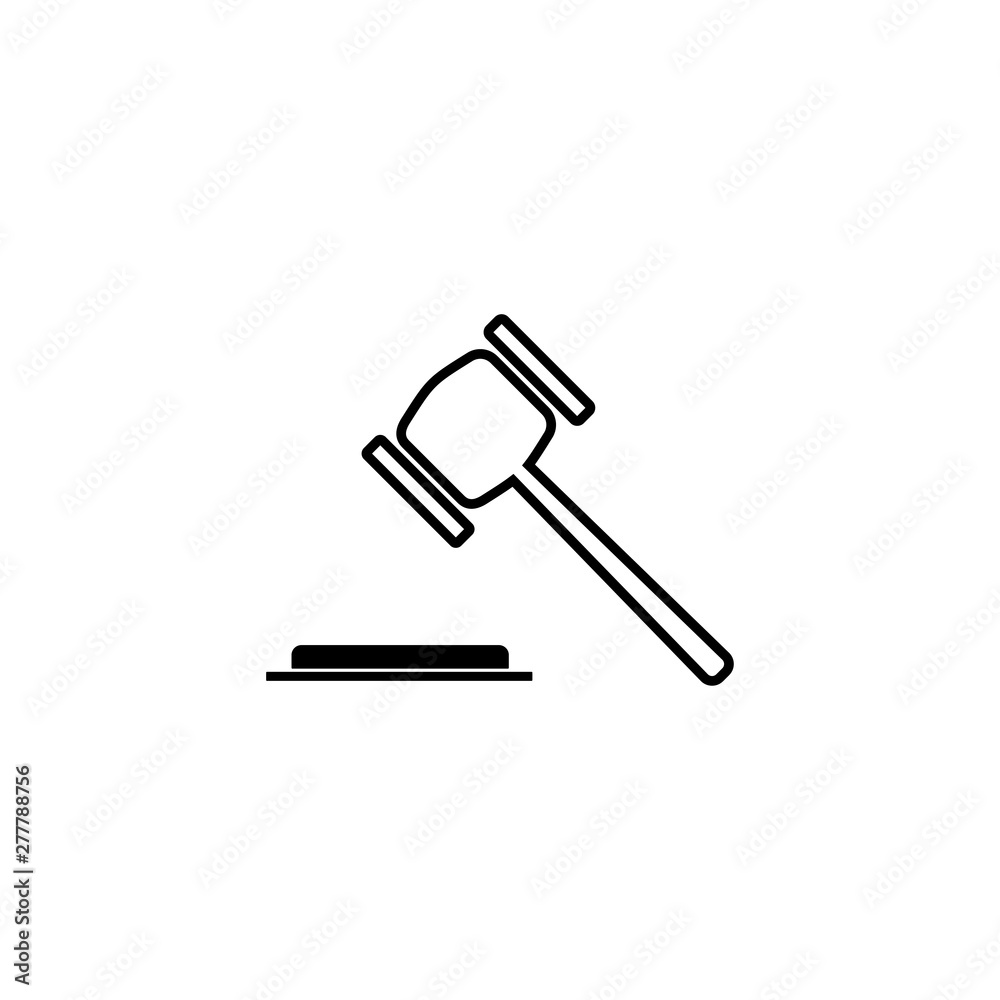 gavel judge symbol icon template illustration vector gavel judge symbol icon template illustration vector