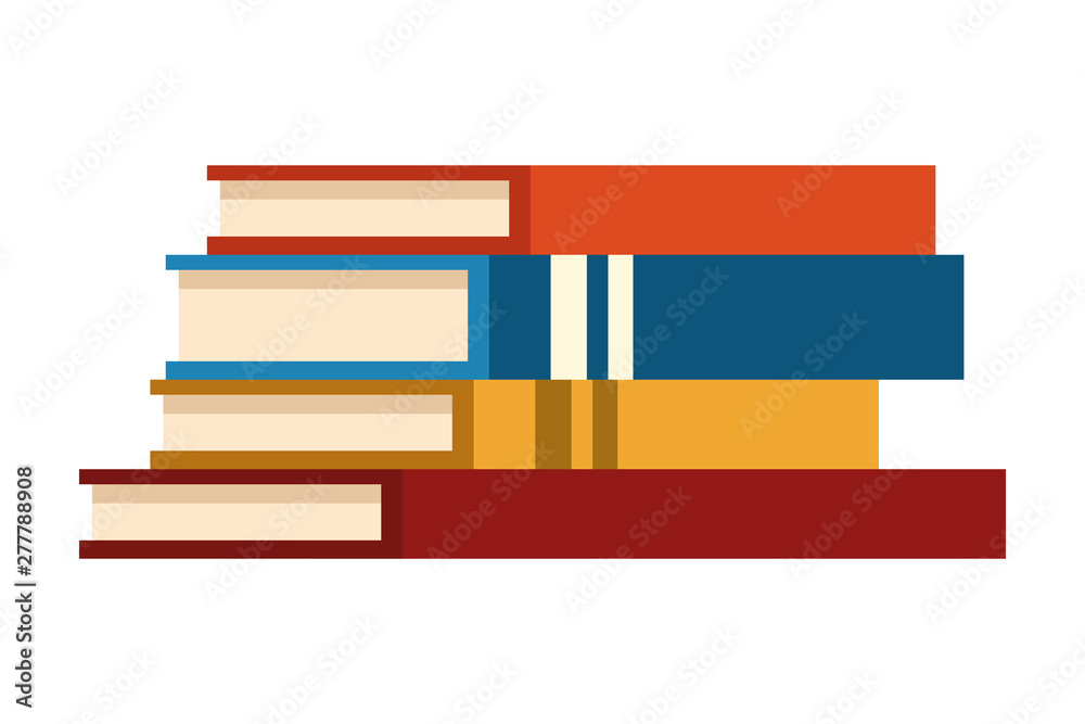 Education books piled up Education books piled up