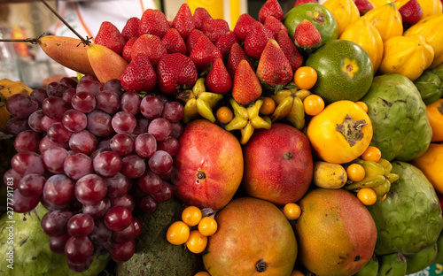 Fototapeta Naklejka Na Ścianę i Meble -  Exotic fruits display