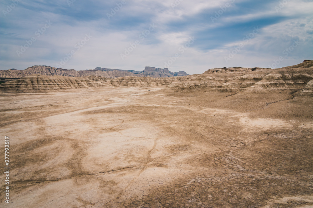 Amazing landscape of desert hills on background of blue sky Amazing landscape of desert hills on background of blue sky