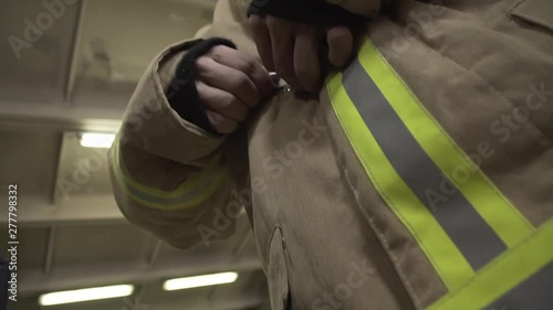 Firefighter Uniform Close-up photo