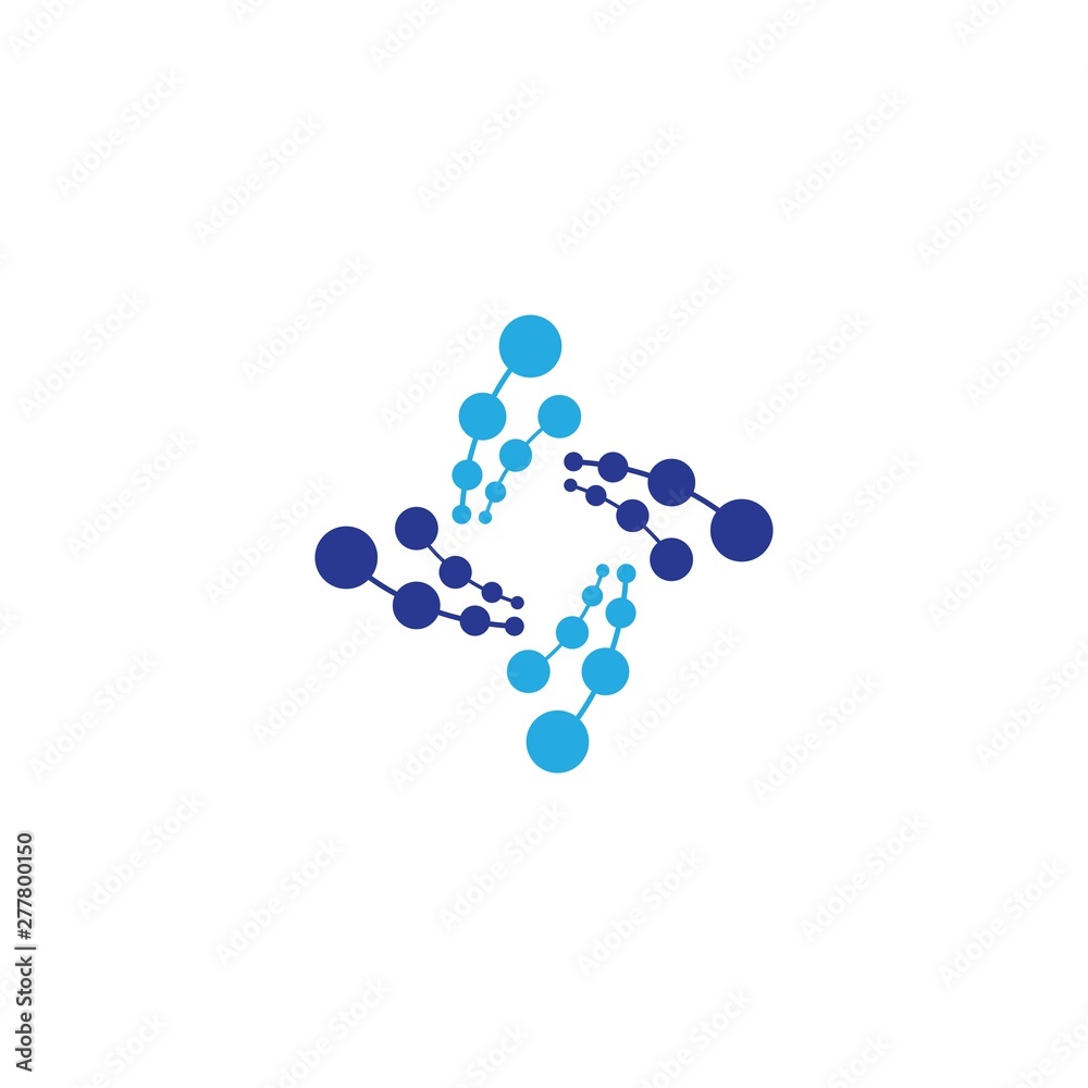 Molecule logo template vector icon Molecule logo template vector icon