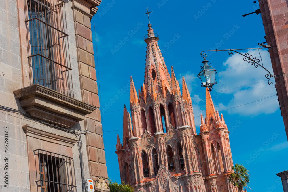 Naklejka premium parafia San Miguel de Allende