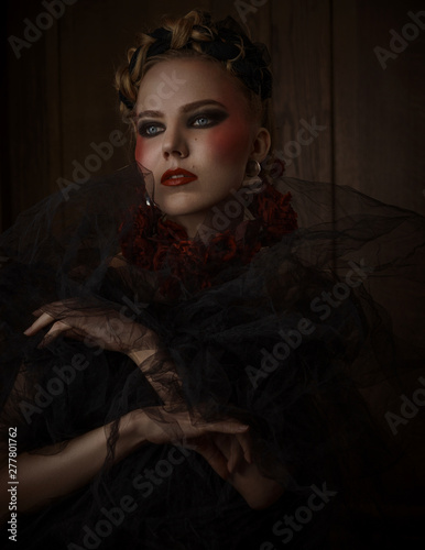 Red and black beauty portrait © Anna