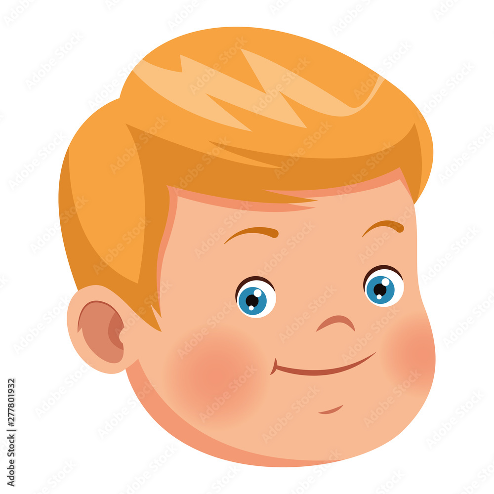 Cute little boy smiling face Cute little boy smiling face