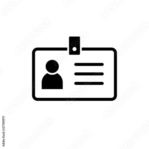 ID Card icon vector templete