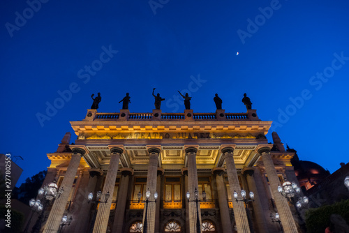 Quadro em tela guanajuato, teatro juarez