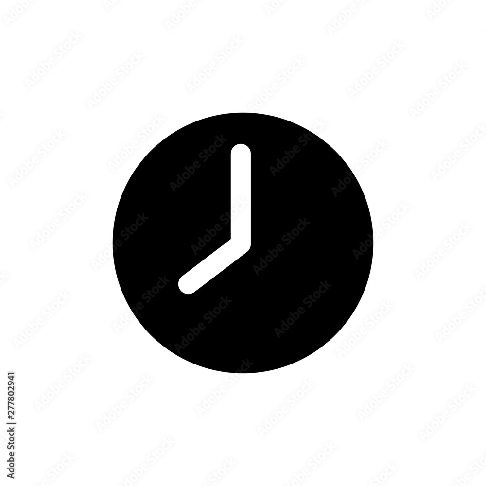 Clock symbol icon vector illustration Clock symbol icon vector illustration