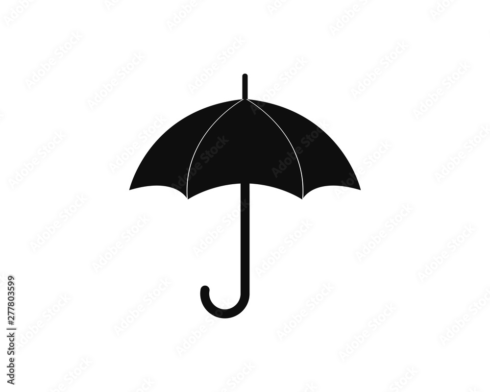 Umbrella logo template vector icon illustration design Umbrella logo template vector icon illustration design