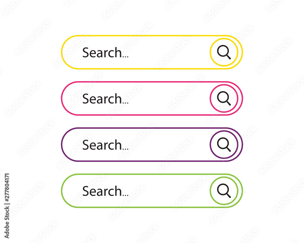 Search logo template vector icon illustration design Search logo template vector icon illustration design