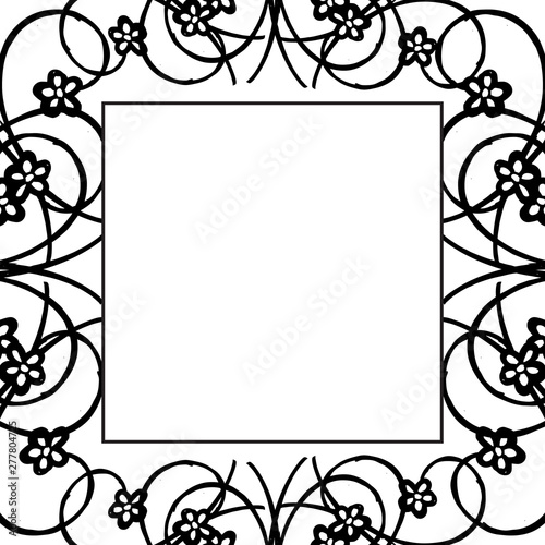 Backdrop on white with cute wreath, decor for invitation card. Vector