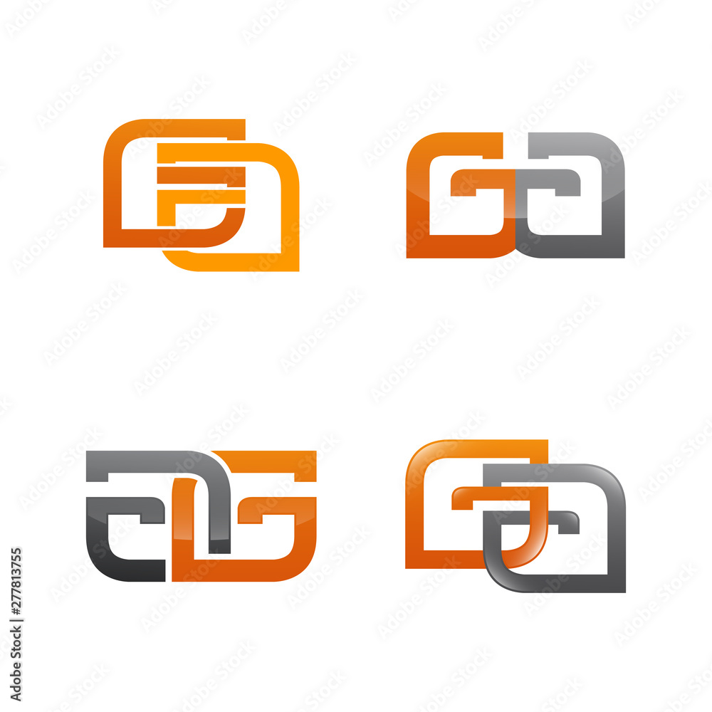 Set of symbol for Business logo design template. Collection of Abstracts modern icons for organization Set of symbol for Business logo design template. Collection of Abstracts modern icons for organization