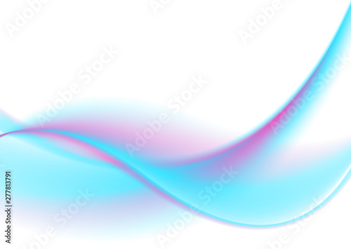 Light blue purple smooth liquid waves abstract background