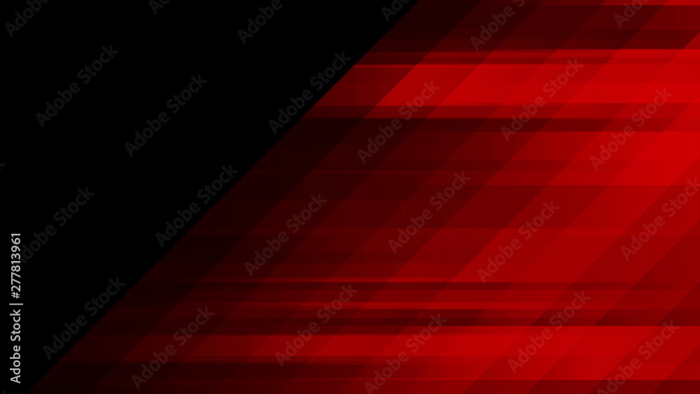Obraz premium Red tech minimal geometric abstract background