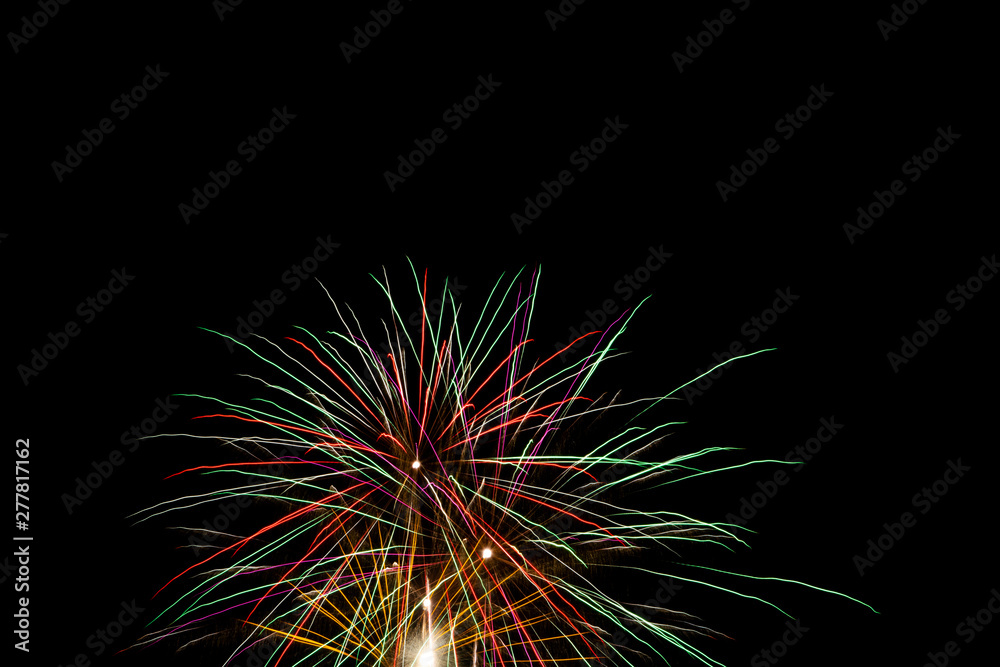 beautiful firework celebration at night beautiful firework celebration at night