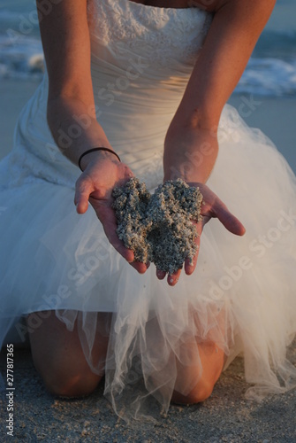 wedding on the beach photo