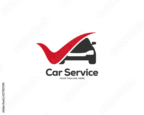 car logo design template, automobile repair service, spare parts store