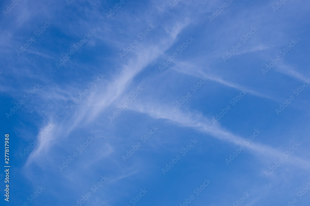 blue sky with white clouds