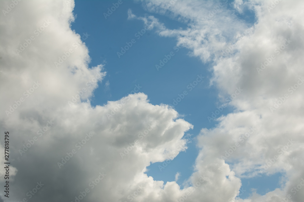 clouds in the blue sky clouds in the blue sky