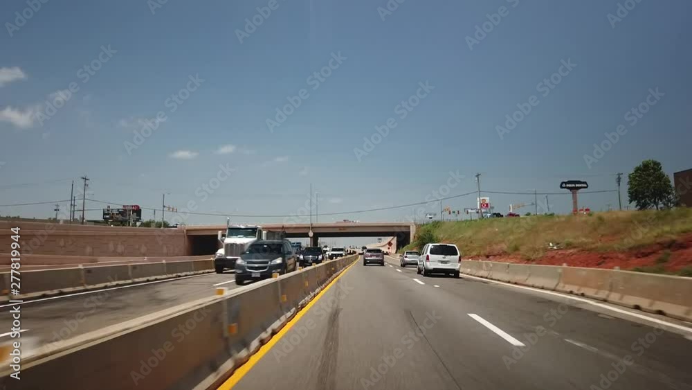 Hyperlapse through a construction site with few clouds and blue skies. The hills of the highway really show. Hyperlapse through a construction site with few clouds and blue skies. The hills of the highway really show.