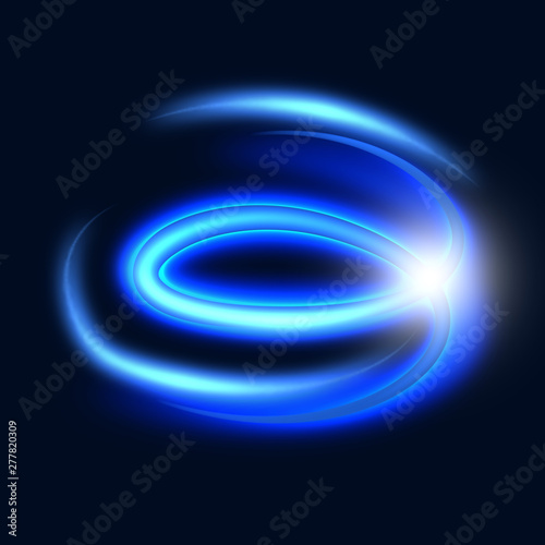 金環 リング 輪 環 閃光 光彩 ネオン 抽象