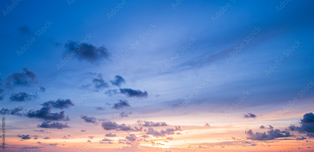 sunset sky background.Nature concept sunset sky background.Nature concept