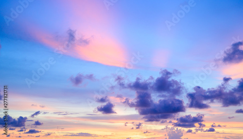 sunset sky background.Nature concept