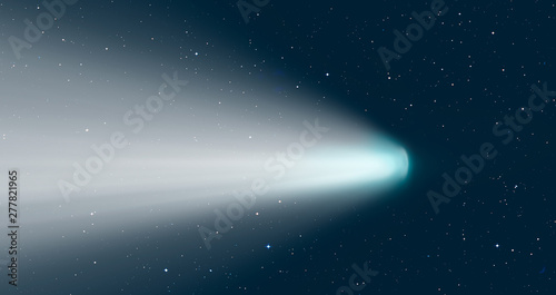 Fototapeta Naklejka Na Ścianę i Meble -  Comet on the space
