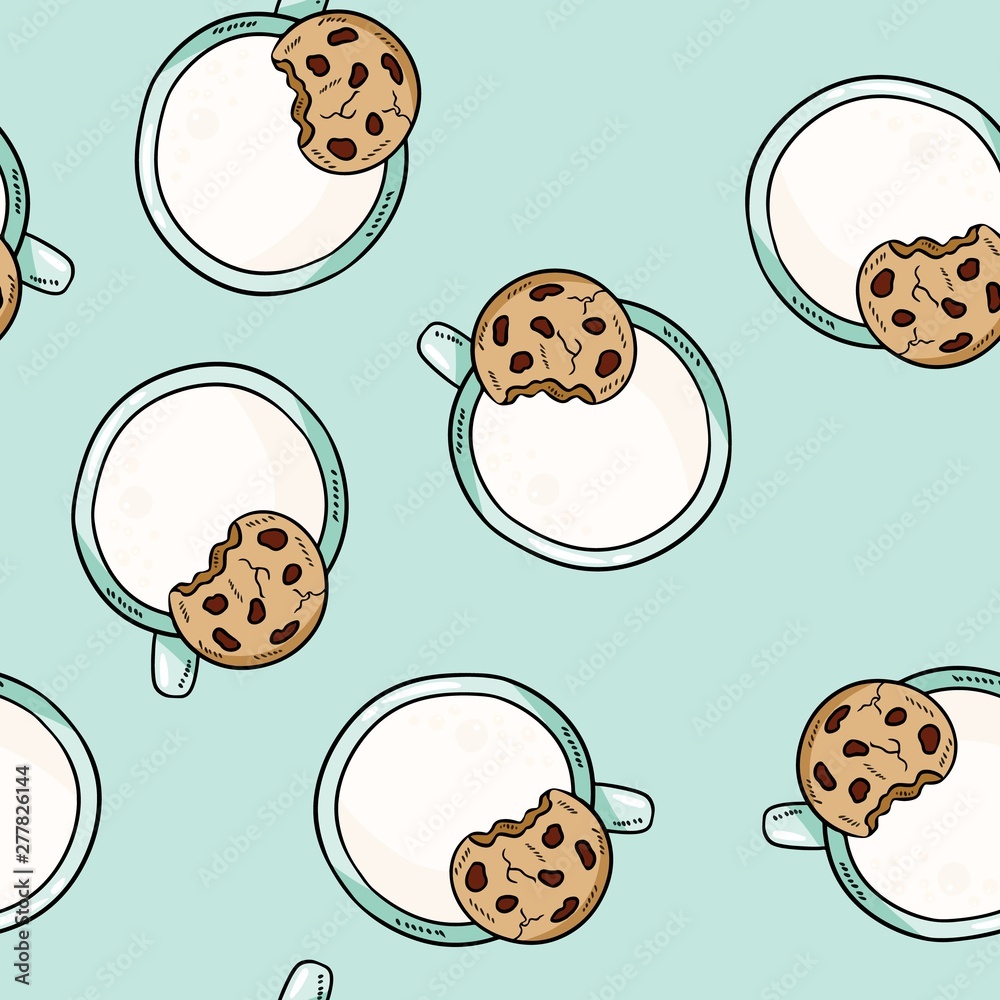 Cookie Background Tiled