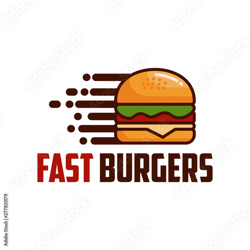 Fast Burgers Logo Design Inspiration