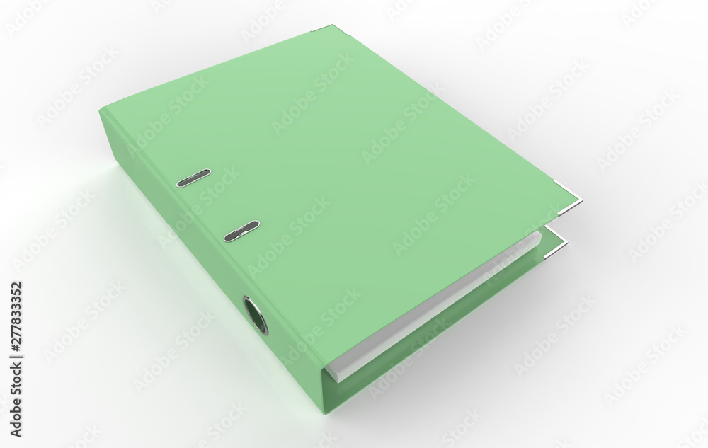 Blank ring binder folder design mockup. Self-binder mock up with stack of a4 paper. Office supply cardboard folder branding presentation. Desk lever arch file cover. 3d illustration Blank ring binder folder design mockup. Self-binder mock up with stack of a4 paper. Office supply cardboard folder branding presentation. Desk lever arch file cover. 3d illustration