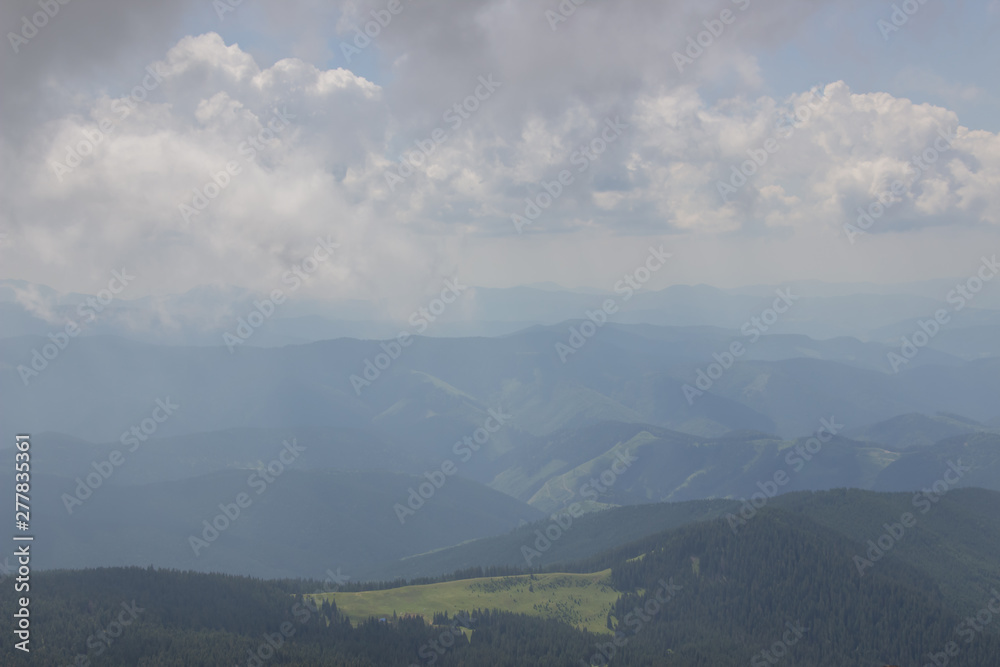 Trekking in the Carpathians, Hike to the border between Ukraine and Romania from Pop Ivan Marmarassky to Pop Ivan Chernogorsky. Trekking in the Carpathians, Hike to the border between Ukraine and Romania from Pop Ivan Marmarassky to Pop Ivan Chernogorsky.