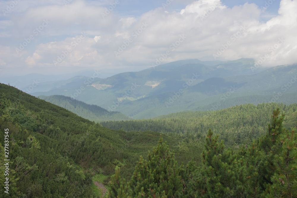 Trekking in the Carpathians, Hike to the border between Ukraine and Romania from Pop Ivan Marmarassky to Pop Ivan Chernogorsky.