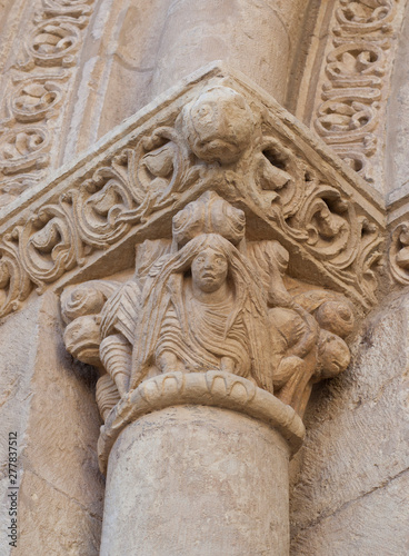 Harpy at San Isidoro de Leon Lamb Door, Spain