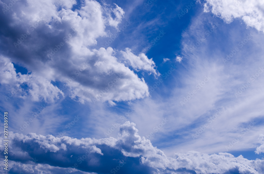 beautiful clouds on the bright blue sky beautiful clouds on the bright blue sky