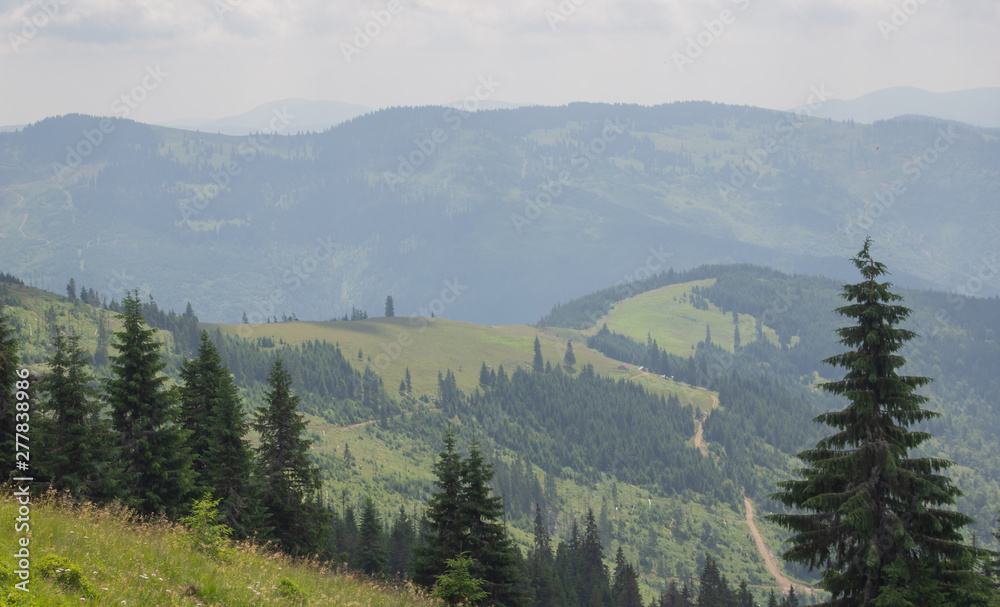 Trekking in the Carpathians, Hike to the border between Ukraine and Romania from Pop Ivan Marmarassky to Pop Ivan Chernogorsky.