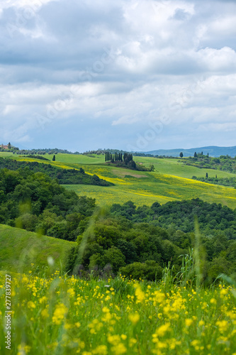 Beautiful spring landscape in Tuscany, Italy
