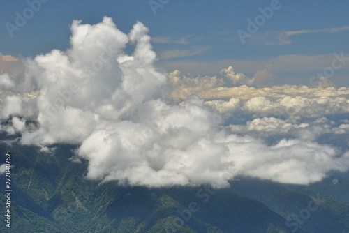 Mountain landscape-Mountain View Resort in the Taichung County,Taiwan.