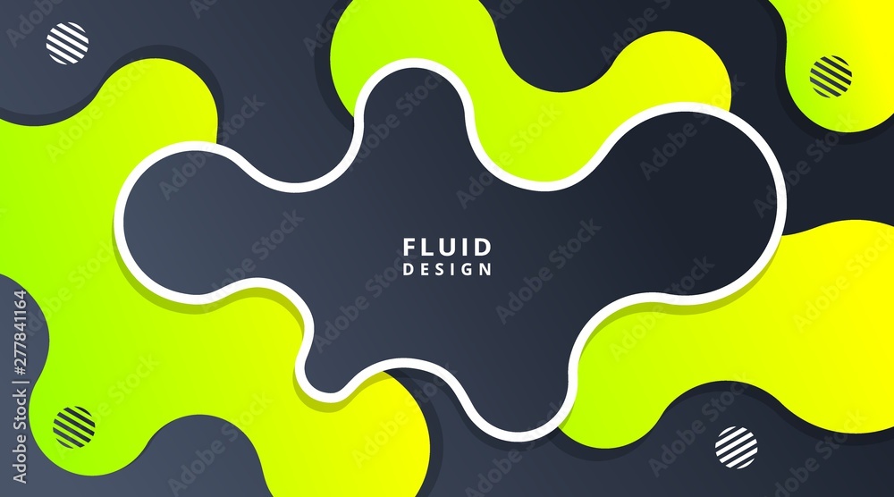 Abstract Dynamic Modern Fluid Liquid gradient background template