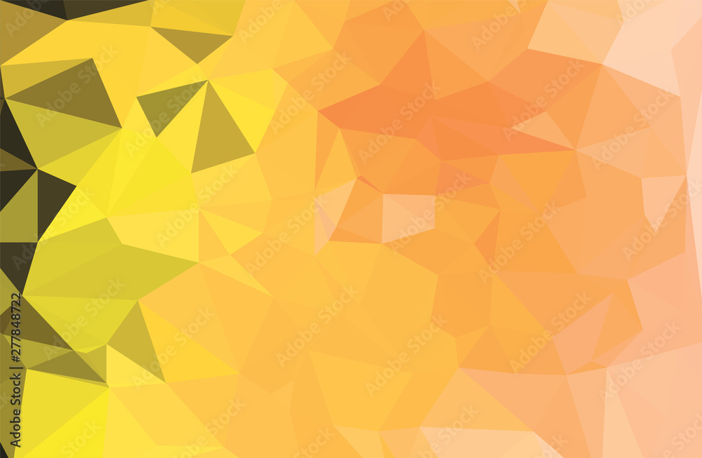 Light Yellow vector triangle mosaic template Light Yellow vector triangle mosaic template
